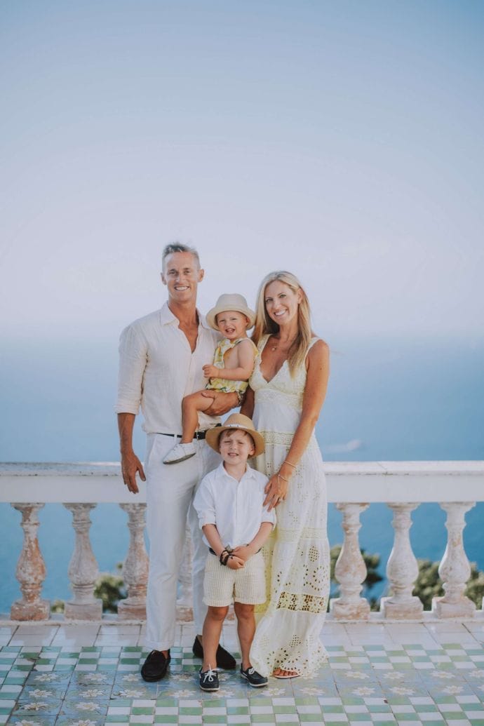capri family photographer villa lysis